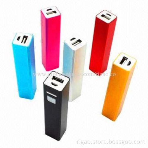 2000/2200/2600mAh portable power bank, 5V/1A input
